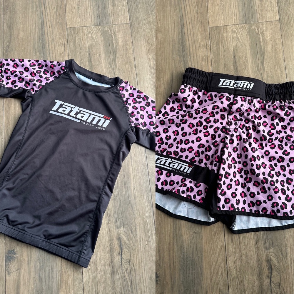 Tatami Kids No-Gi Set - Black and Pink